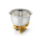 Серебряная икорница Осетры 930670-1