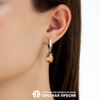 Серьги из серебра 925 пробы 33811758-22 — Красная Пресня Серьги из серебра 925 пробы 33811758-22 — Красная Пресня