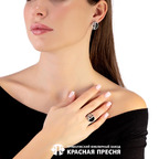 Кольцо из серебра 925 пробы 23013918-1 — Красная Пресня Кольцо из серебра 925 пробы 23013918-1 — Красная Пресня