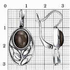 Серьги из серебра 925 пробы 33615170-16 — Красная Пресня Серьги из серебра 925 пробы 33615170-16 — Красная Пресня