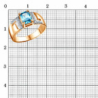 Кольцо из серебра 925 пробы 23814781Д3 — Красная Пресня Кольцо из серебра 925 пробы 23814781Д3 — Красная Пресня