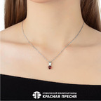 Подвеска из серебра 925 пробы 53110082ДГр — Красная Пресня Подвеска из серебра 925 пробы 53110082ДГр — Красная Пресня