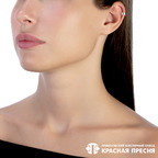 Серьга из серебра 925 пробы 33013980Д — Красная Пресня Серьга из серебра 925 пробы 33013980Д — Красная Пресня