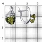 Серьги из серебра 925 пробы 33714768Д1 — Красная Пресня Серьги из серебра 925 пробы 33714768Д1 — Красная Пресня