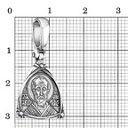 Подвеска из серебра 925 пробы 53014038Н — Красная Пресня Подвеска из серебра 925 пробы 53014038Н — Красная Пресня