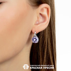 Серьги из серебра 925 пробы 33810114Д6 — Красная Пресня Серьги из серебра 925 пробы 33810114Д6 — Красная Пресня