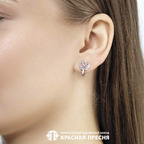 Серьги из серебра 925 пробы 33814956Пл6 — Красная Пресня Серьги из серебра 925 пробы 33814956Пл6 — Красная Пресня