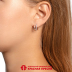 Серьга из серебра 925 пробы 33816905Д — Красная Пресня Серьга из серебра 925 пробы 33816905Д — Красная Пресня