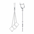 Серьги из серебра 925 пробы 33016470Д — Красная Пресня Серьги из серебра 925 пробы 33016470Д — Красная Пресня