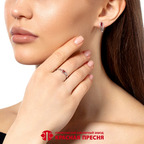 Кольцо из серебра 925 пробы 23816462Д18 — Красная Пресня Кольцо из серебра 925 пробы 23816462Д18 — Красная Пресня