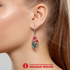 Серьги из серебра 925 пробы 33015940Д8 — Красная Пресня Серьги из серебра 925 пробы 33015940Д8 — Красная Пресня