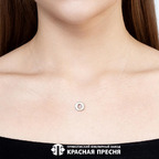 Подвеска из серебра 925 пробы 53015824ПлО — Красная Пресня Подвеска из серебра 925 пробы 53015824ПлО — Красная Пресня