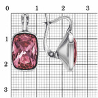 Серьги из серебра 925 пробы 33612870-12 — Красная Пресня Серьги из серебра 925 пробы 33612870-12 — Красная Пресня