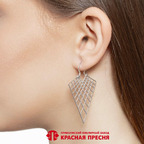 Серьги из серебра 925 пробы 33016332Пл — Красная Пресня Серьги из серебра 925 пробы 33016332Пл — Красная Пресня
