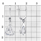 Серьги из серебра 925 пробы 33815046Пл — Красная Пресня Серьги из серебра 925 пробы 33815046Пл — Красная Пресня