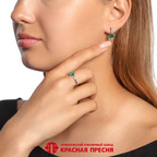 Серьги из серебра 925 пробы 33816858Д14 — Красная Пресня Серьги из серебра 925 пробы 33816858Д14 — Красная Пресня