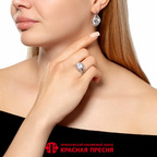 Серьги из серебра 925 пробы 33816484 — Красная Пресня Серьги из серебра 925 пробы 33816484 — Красная Пресня