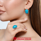 Кольцо из серебра 925 пробы 23315510Б — Красная Пресня Кольцо из серебра 925 пробы 23315510Б — Красная Пресня