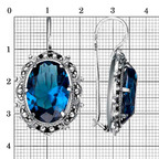 Серьги из серебра 925 пробы 337958-14 — Красная Пресня Серьги из серебра 925 пробы 337958-14 — Красная Пресня