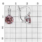 Серьги из серебра 925 пробы 33814952Пл16 — Красная Пресня Серьги из серебра 925 пробы 33814952Пл16 — Красная Пресня