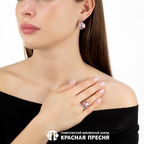 Серьги из серебра 925 пробы 3382205Д12 — Красная Пресня Серьги из серебра 925 пробы 3382205Д12 — Красная Пресня