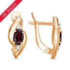 Серьги из серебра 925 пробы 33114299ДГр — Красная Пресня Серьги из серебра 925 пробы 33114299ДГр — Красная Пресня