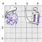 Серьги из серебра 925 пробы 33810406Д6 — Красная Пресня Серьги из серебра 925 пробы 33810406Д6 — Красная Пресня