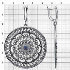 Серьги из серебра 925 пробы 3388230-4 — Красная Пресня Серьги из серебра 925 пробы 3388230-4 — Красная Пресня