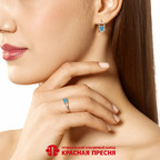 Серьги из серебра 925 пробы 33817508Д3 — Красная Пресня Серьги из серебра 925 пробы 33817508Д3 — Красная Пресня