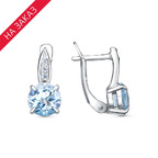 Серьги из серебра 925 пробы 33110162ДТг — Красная Пресня Серьги из серебра 925 пробы 33110162ДТг — Красная Пресня