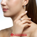 Серьги из серебра 925 пробы 33017464-5 — Красная Пресня Серьги из серебра 925 пробы 33017464-5 — Красная Пресня
