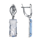 Серьги из серебра 925 пробы 33615158-3 — Красная Пресня Серьги из серебра 925 пробы 33615158-3 — Красная Пресня
