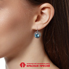 Серьги из серебра 925 пробы 33810952-14 — Красная Пресня Серьги из серебра 925 пробы 33810952-14 — Красная Пресня