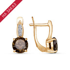 Серьги из серебра 925 пробы 33110163ДТр — Красная Пресня Серьги из серебра 925 пробы 33110163ДТр — Красная Пресня