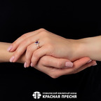 Кольцо из серебра 925 пробы 23110223ДАм — Красная Пресня Кольцо из серебра 925 пробы 23110223ДАм — Красная Пресня