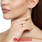 Кольцо из серебра 925 пробы 23816085Д18 — Красная Пресня Кольцо из серебра 925 пробы 23816085Д18 — Красная Пресня