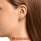 Серьги из серебра 925 пробы 33817350-3 — Красная Пресня Серьги из серебра 925 пробы 33817350-3 — Красная Пресня