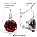 Серьги из серебра 925 пробы 33815620Пл18 — Красная Пресня Серьги из серебра 925 пробы 33815620Пл18 — Красная Пресня