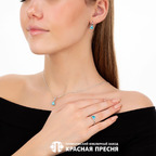 Серьги из серебра 925 пробы 33814354Д3 — Красная Пресня Серьги из серебра 925 пробы 33814354Д3 — Красная Пресня