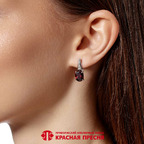 Серьги из серебра 925 пробы 33815112Пл18 — Красная Пресня Серьги из серебра 925 пробы 33815112Пл18 — Красная Пресня