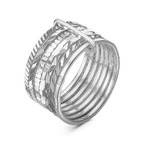 Серебряное кольцо Неделька 2301571Д