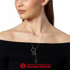 Серьги из серебра 925 пробы 33016470Д — Красная Пресня Серьги из серебра 925 пробы 33016470Д — Красная Пресня