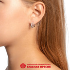 Серьга из серебра 925 пробы 33816904Д — Красная Пресня Серьга из серебра 925 пробы 33816904Д — Красная Пресня