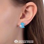 Серьги из серебра 925 пробы 33015006Пл — Красная Пресня Серьги из серебра 925 пробы 33015006Пл — Красная Пресня