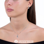 Серьги из серебра 925 пробы 33811812-7 — Красная Пресня Серьги из серебра 925 пробы 33811812-7 — Красная Пресня