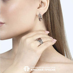 Кольцо из серебра 925 пробы 23815590-22 — Красная Пресня Кольцо из серебра 925 пробы 23815590-22 — Красная Пресня
