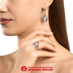 Серьги из серебра 925 пробы 33316880-9 — Красная Пресня Серьги из серебра 925 пробы 33316880-9 — Красная Пресня