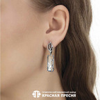 Серьги из серебра 925 пробы 33615158-3 — Красная Пресня Серьги из серебра 925 пробы 33615158-3 — Красная Пресня