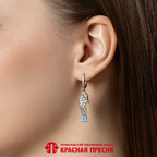 Серьги из серебра 925 пробы 33817580Д3 — Красная Пресня Серьги из серебра 925 пробы 33817580Д3 — Красная Пресня