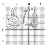 Серьги из серебра 925 пробы 3381637ДП — Красная Пресня Серьги из серебра 925 пробы 3381637ДП — Красная Пресня